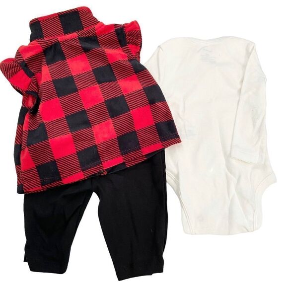 NWT Carter's 3- Piece Vest Little Jacket Set in Size 3M - Picture 3 of 4